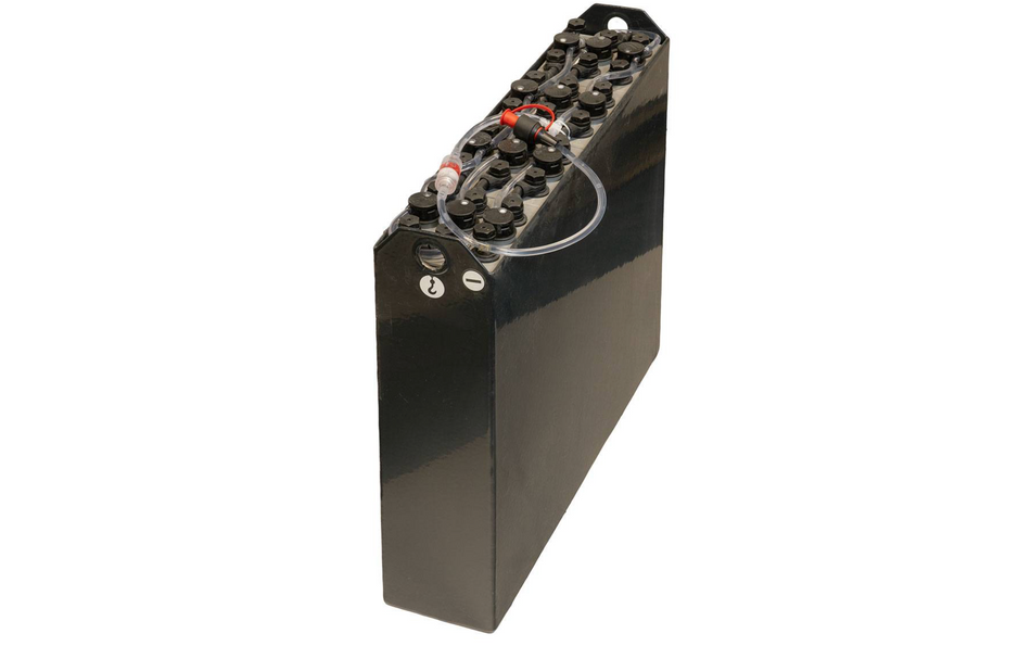 24V Gabelstaplerbatterie 2 PzB 150 Ah (650 * 145 * 561mm L/B/H) Trog 57034107 inkl. Aquamatik