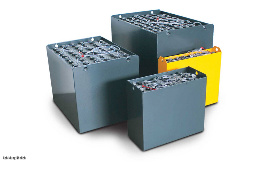24V Gabelstaplerbatterie 3 PzS 465 Ah (797 * 210 * 783mm L/B/H) Trog 57034201 inkl. Aquamatik